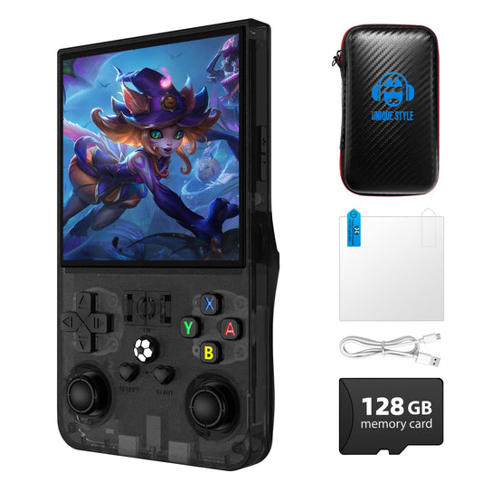 AQHH R36MAX compact handheld with 4.0 inch IPS display for vibrant retro gaming