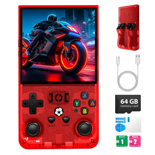 AQHH R36MAX front view highlighting retro styling for quick nostalgic gaming sessions.