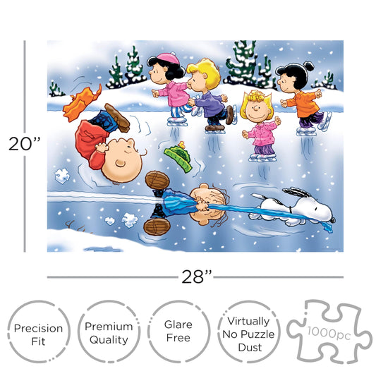 AQUARIUS 1000-piece puzzle assembly showing the full scene for family puzzle night.