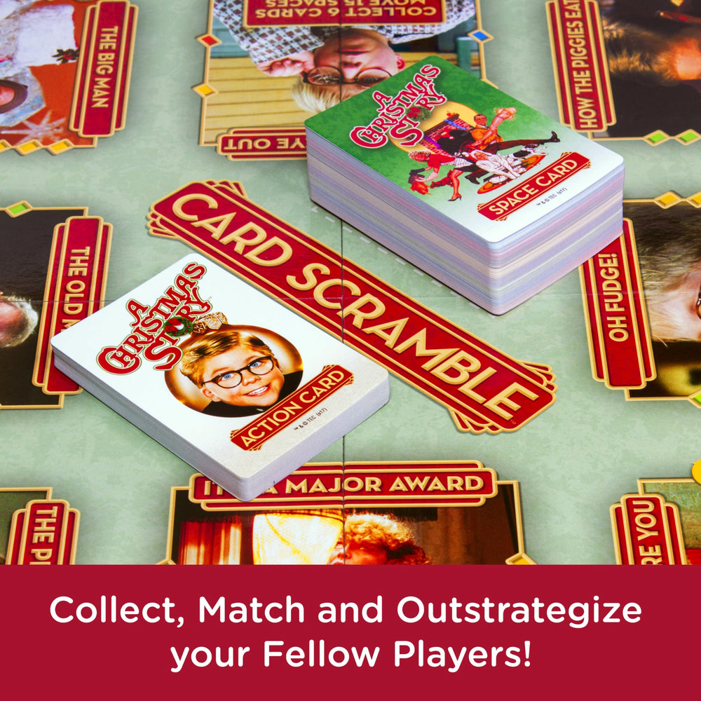 AQUARIUS A Christmas Story Card Scramble character pieces invite cooperative family play