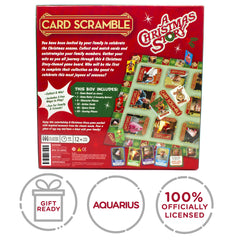 AQUARIUS A Christmas Story Card Scramble family playing scene highlights holiday fun