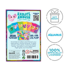 AQUARIUS Axolotl Ambush durable-card-stock suggests sturdy play sessions.