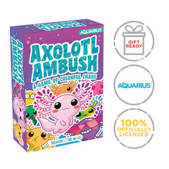 AQUARIUS Axolotl Ambush licensing image confirms official merchandise status.