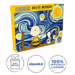 Gift-ready Peanuts kit packaging ideal for fans