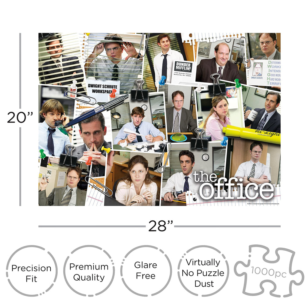 AQUARIUS glare-free paper puzzle surface ideal for bright lighting.