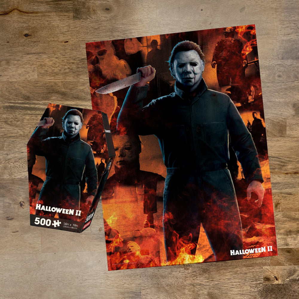 AQUARIUS Halloween II puzzle glare-free paper, reduces reflections for easy viewing.