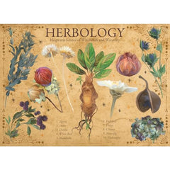 AQUARIUS Harry Potter Herbology puzzle assembled 20x28 inches ready to frame