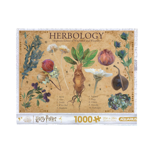 AQUARIUS Harry Potter Herbology puzzle box front makes a great gift