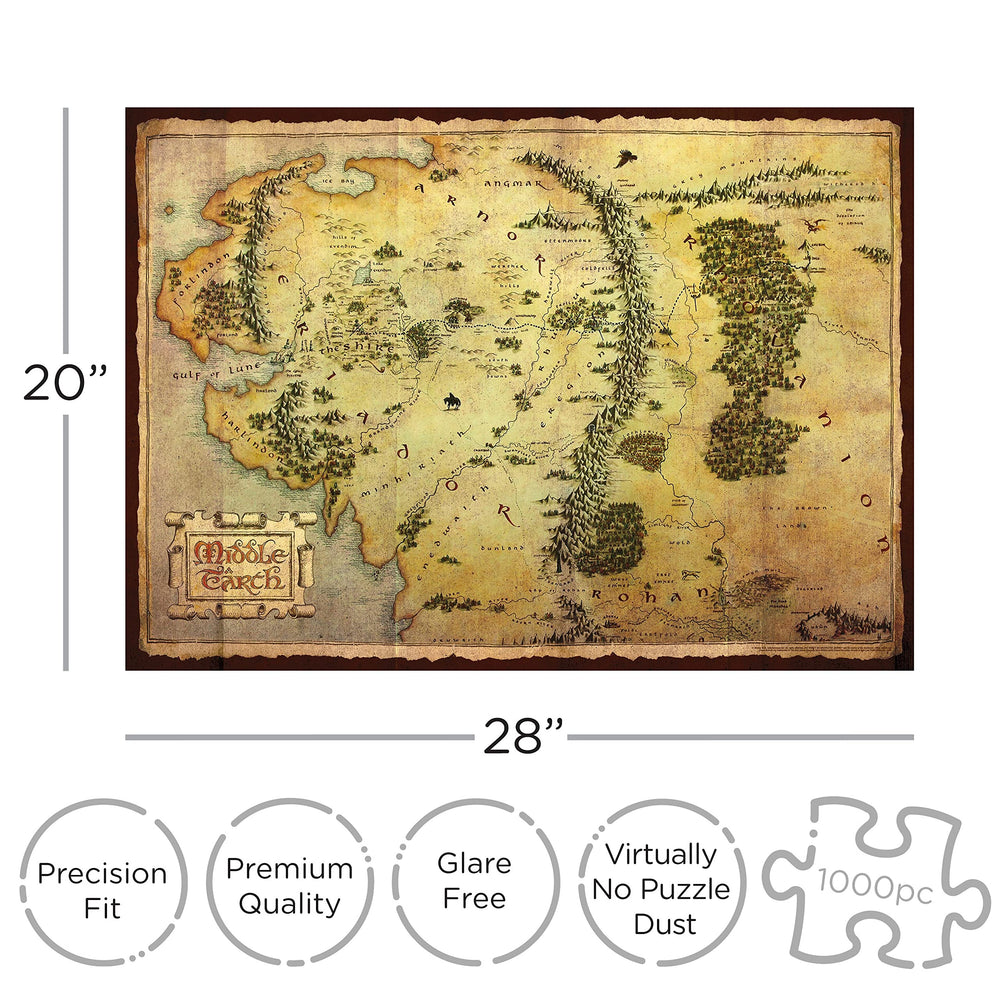 Aquarius Hobbit Map Puzzle assembly highlights precise interlocks for a smooth build