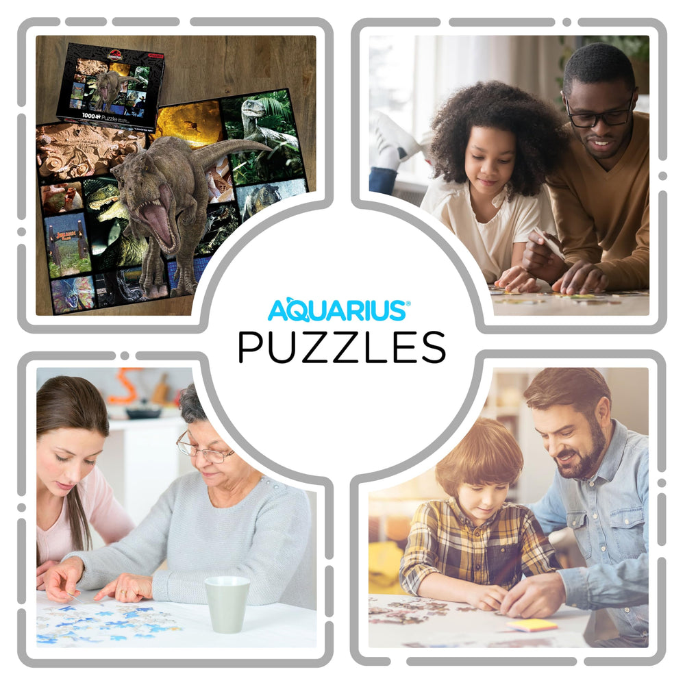 AQUARIUS Jurassic World puzzle precision-cut pieces for a snug fit