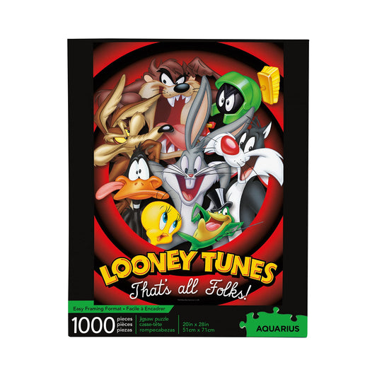 AQUARIUS Looney Tunes puzzle: 1000 pieces on glare-free board for crisp images
