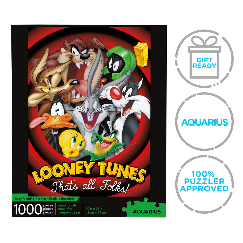 AQUARIUS Looney Tunes puzzle gift-ready packaging for gifting