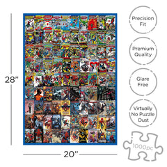 Aquarius Spider-Man puzzle decade covers highlights vibrant Marvel art