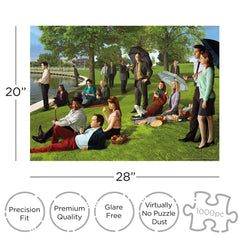 The Office 1000-piece puzzle pieces designed for immersive gameplay