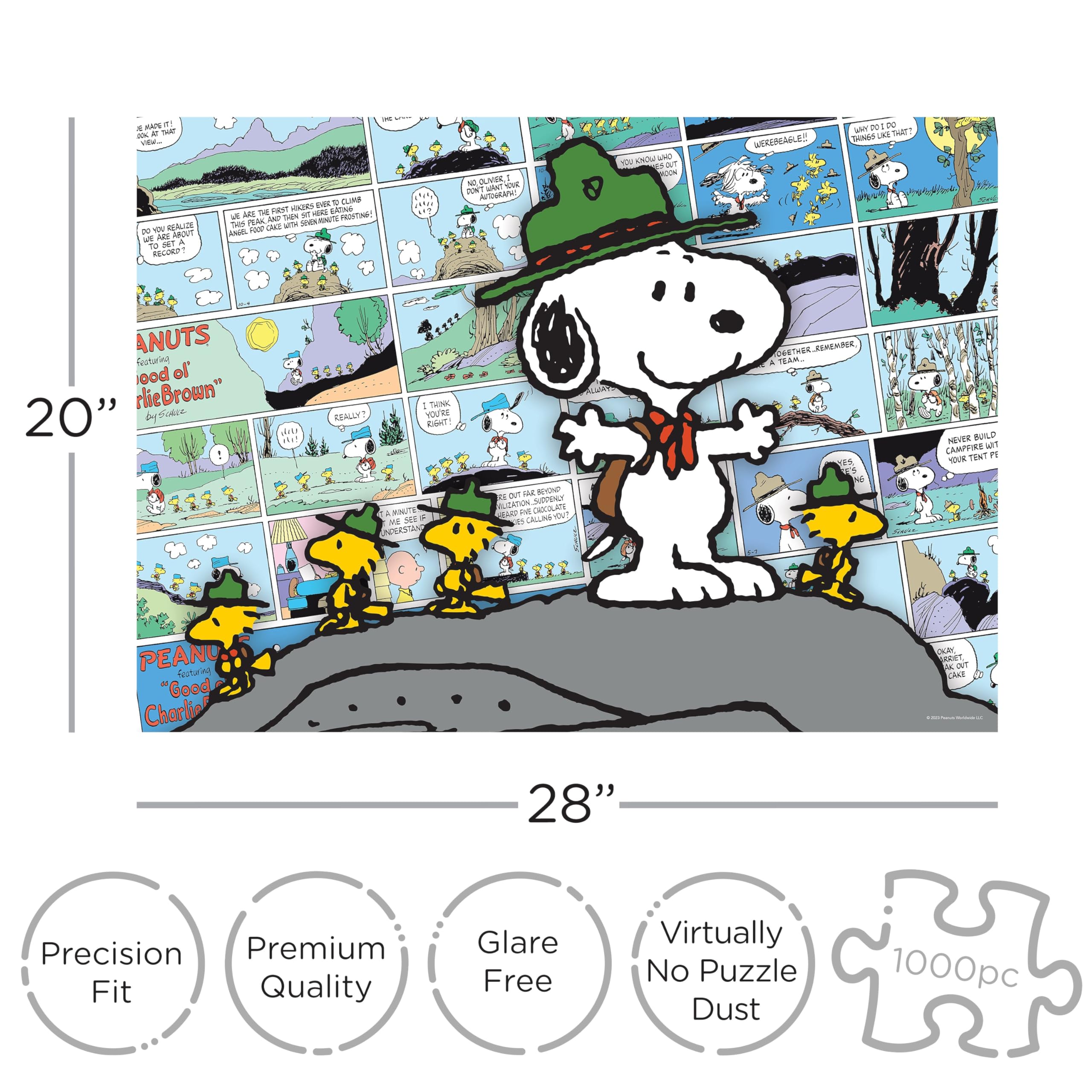 AQUARIUS precision-cut puzzle pieces for a snug, satisfying fit.