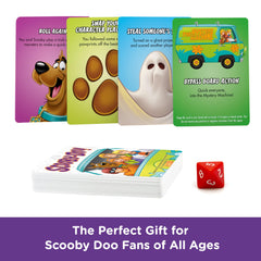 AQUARIUS Scooby-Doo Journey Board Game action cards in use during a round