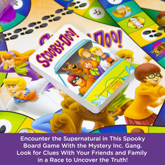 AQUARIUS Scooby-Doo Journey Board Game compact box showcased as a gift idea