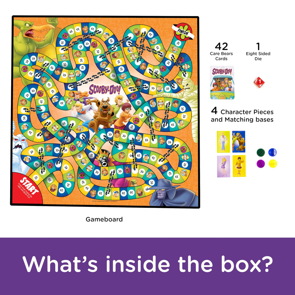 AQUARIUS Scooby-Doo Journey Board Game die in action on the board