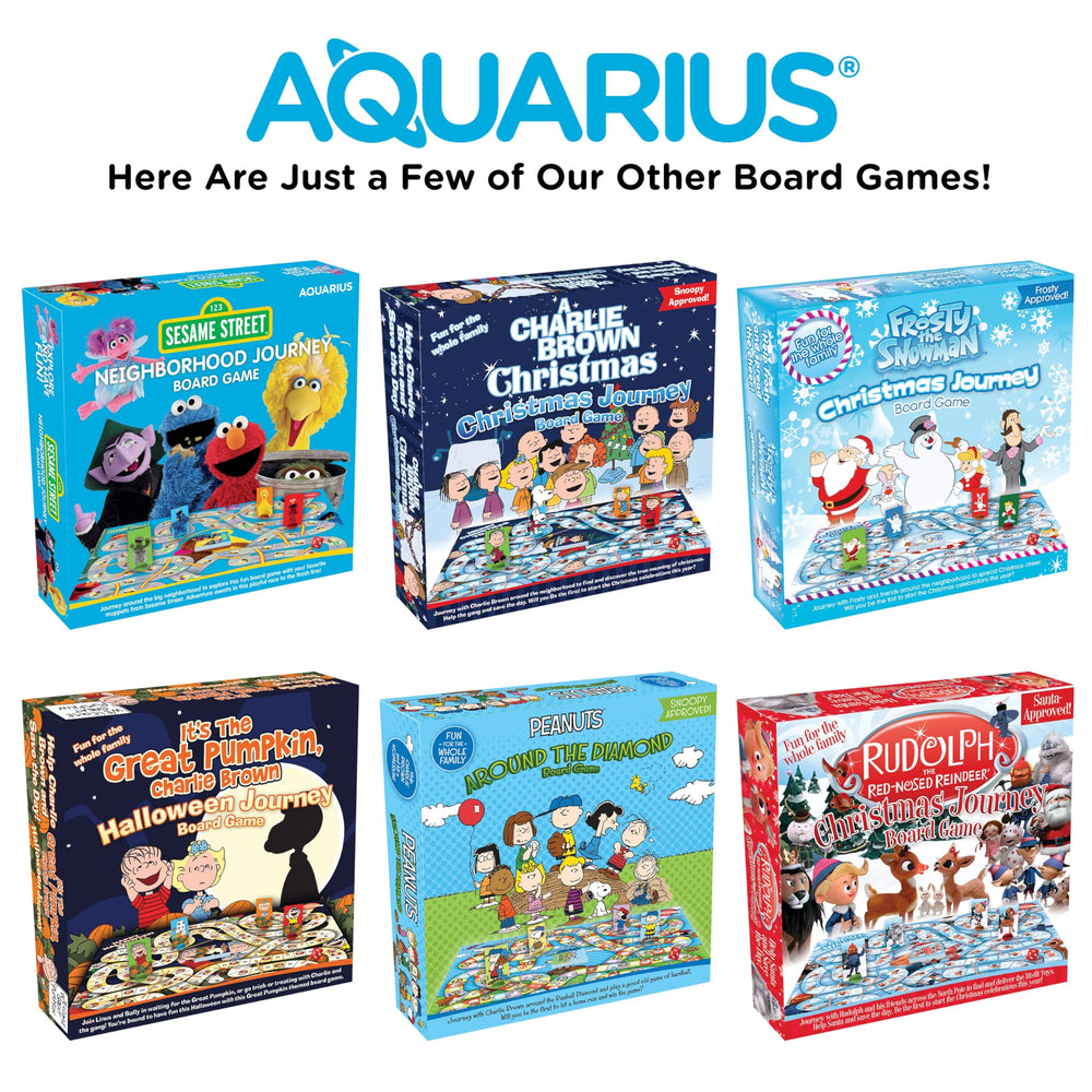 AQUARIUS Scooby-Doo Journey Board Game in a cozy living room setting for play