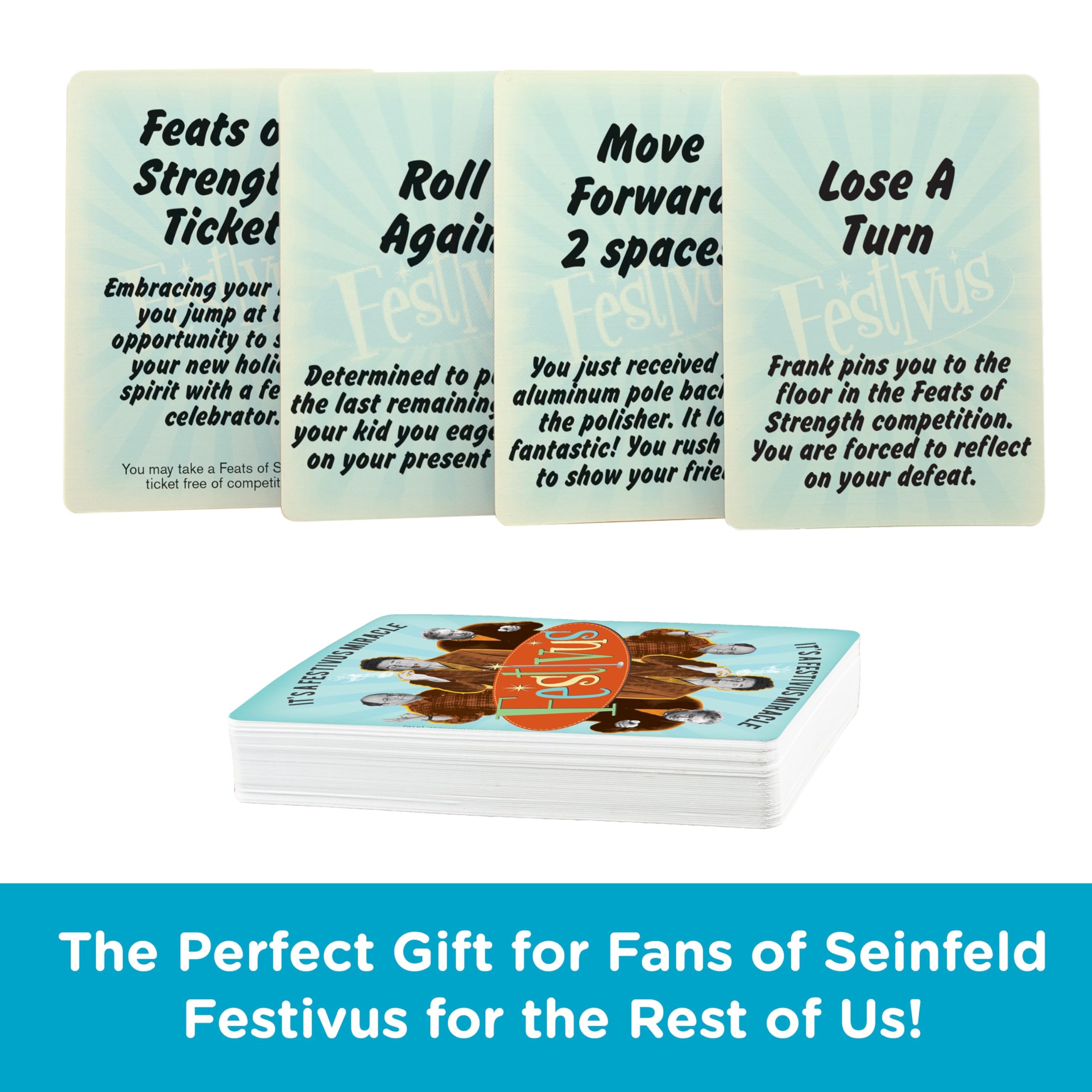 AQUARIUS Seinfeld Festivus Board Game dice and tokens for smooth rounds
