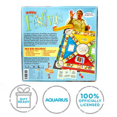 AQUARIUS Seinfeld Festivus Board Game gift-ready packaging for holidays