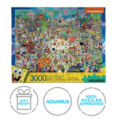 AQUARIUS SpongeBob puzzle gift idea—great present for puzzlers of all ages.