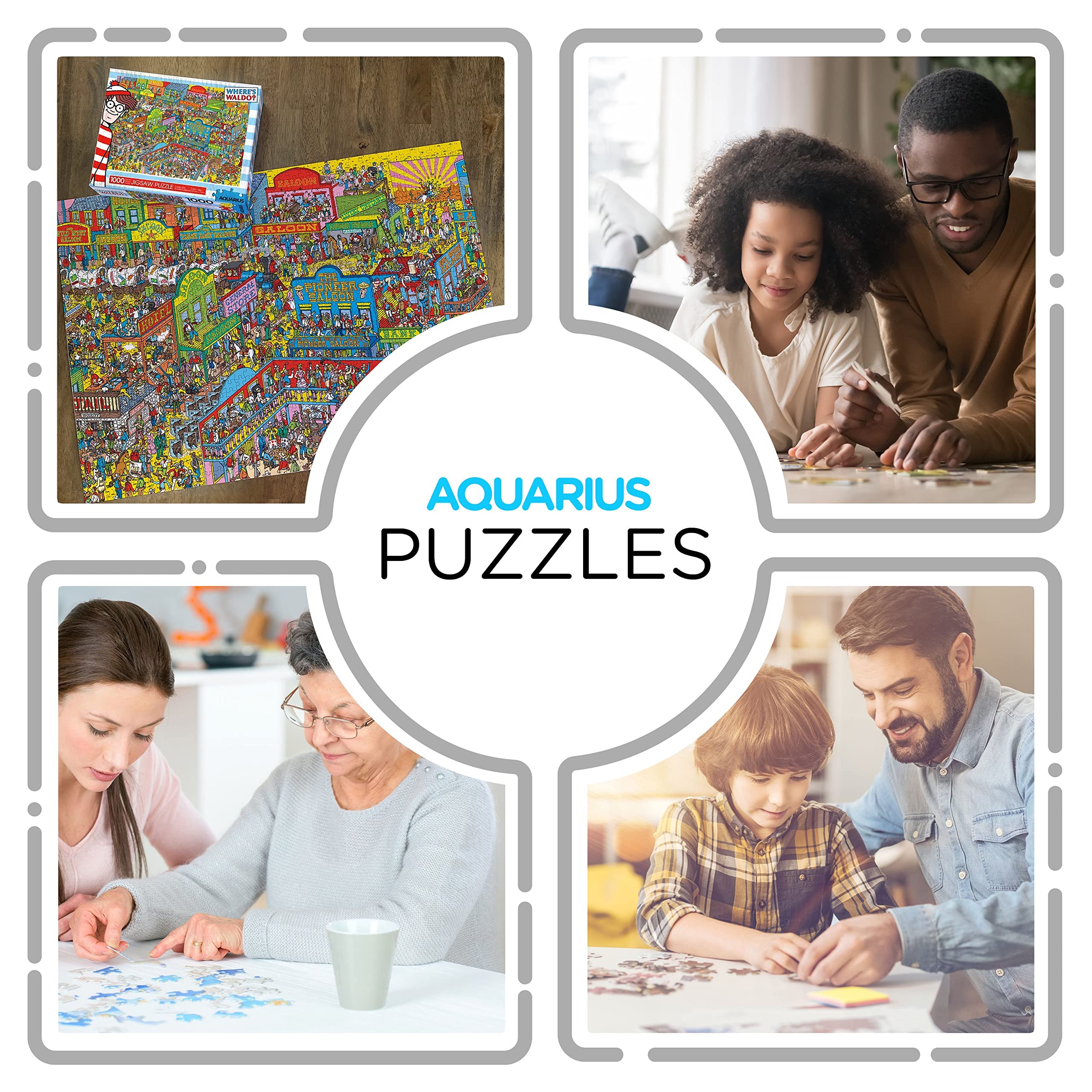 Aquarius Where's Waldo Wild West puzzle gift box, perfect present for puzzle fans