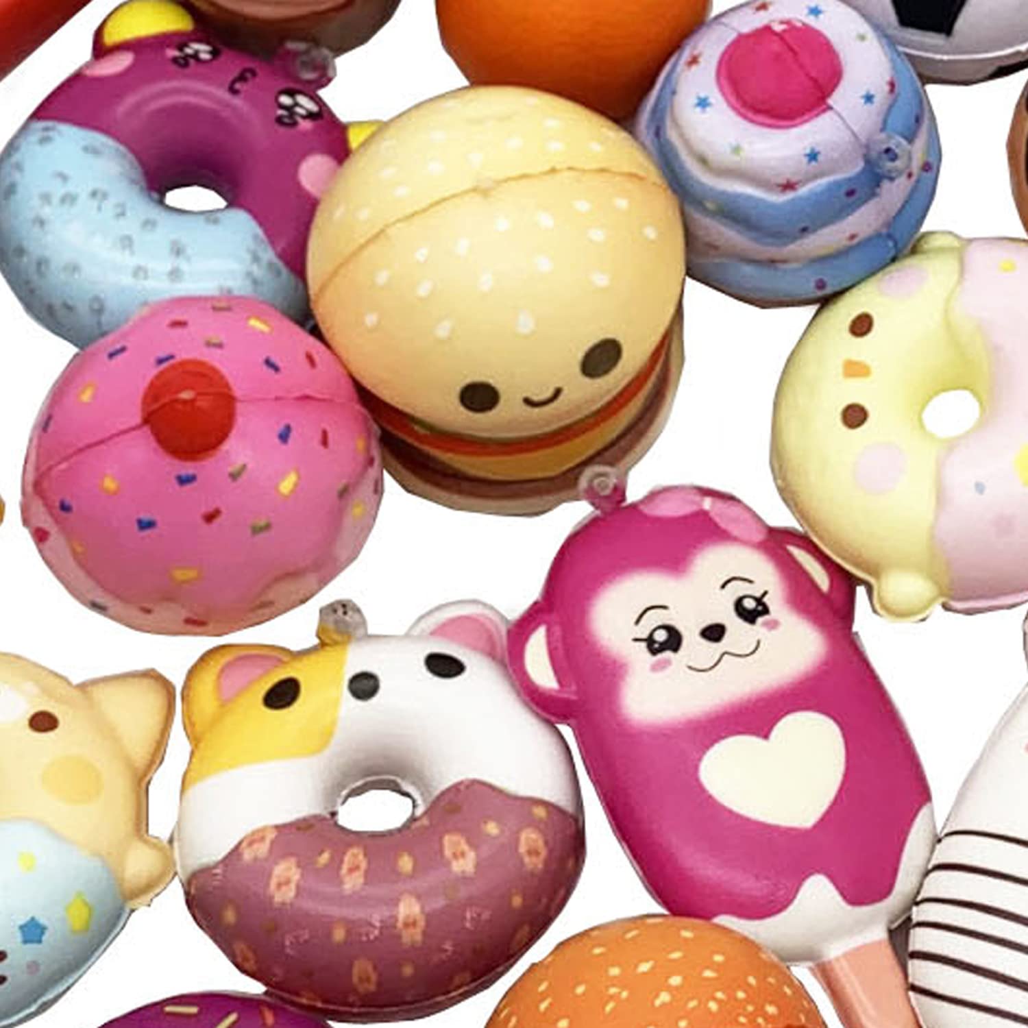 Cartoon series squishies from Aqueens collection for kids