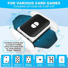 Aquota Card Shuffler charging port view highlights quick recharge capability