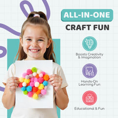 A&R CO. Beads, pompoms, and feathers for tactile projects.