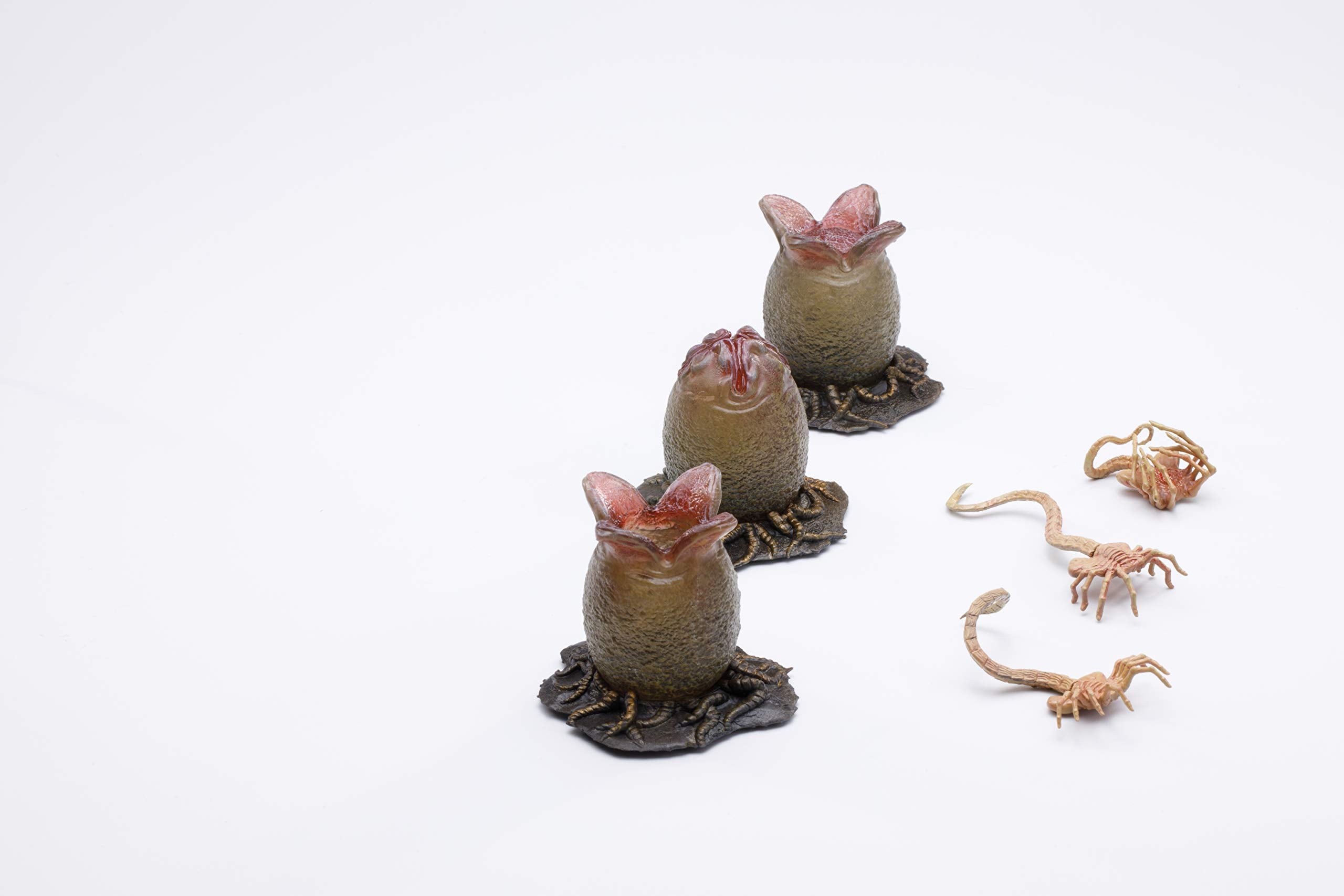 Hiya Toys Exquisite Mini Series six eggs in varying release stages.