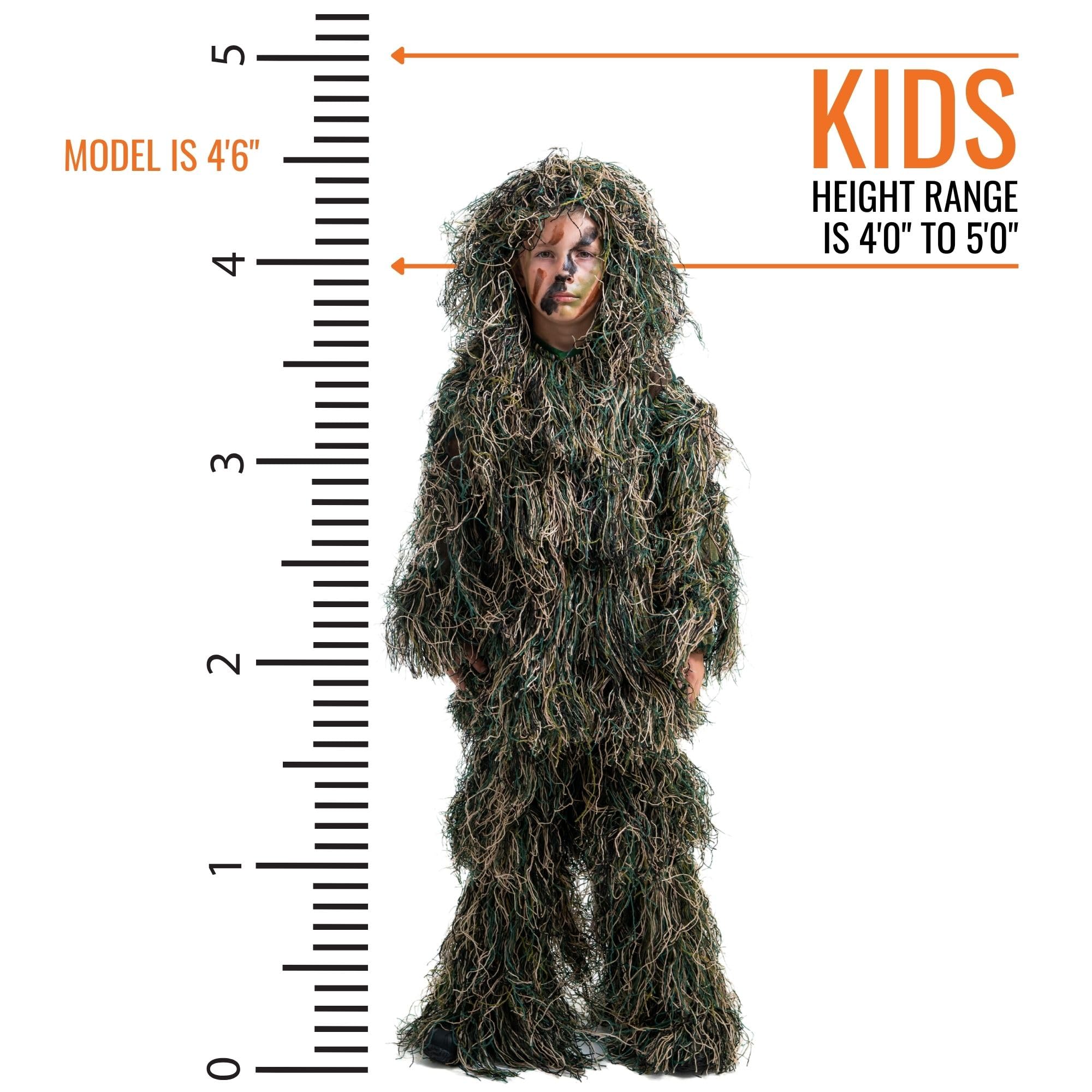 Arcturus Ultra-Lite Kids Ghillie Suit rifle cover for quick concealment on missions.
