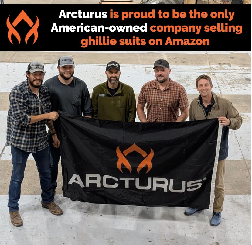Arcturus Ultra-Lite Kids Ghillie Suit storage bag keeps gear organized.