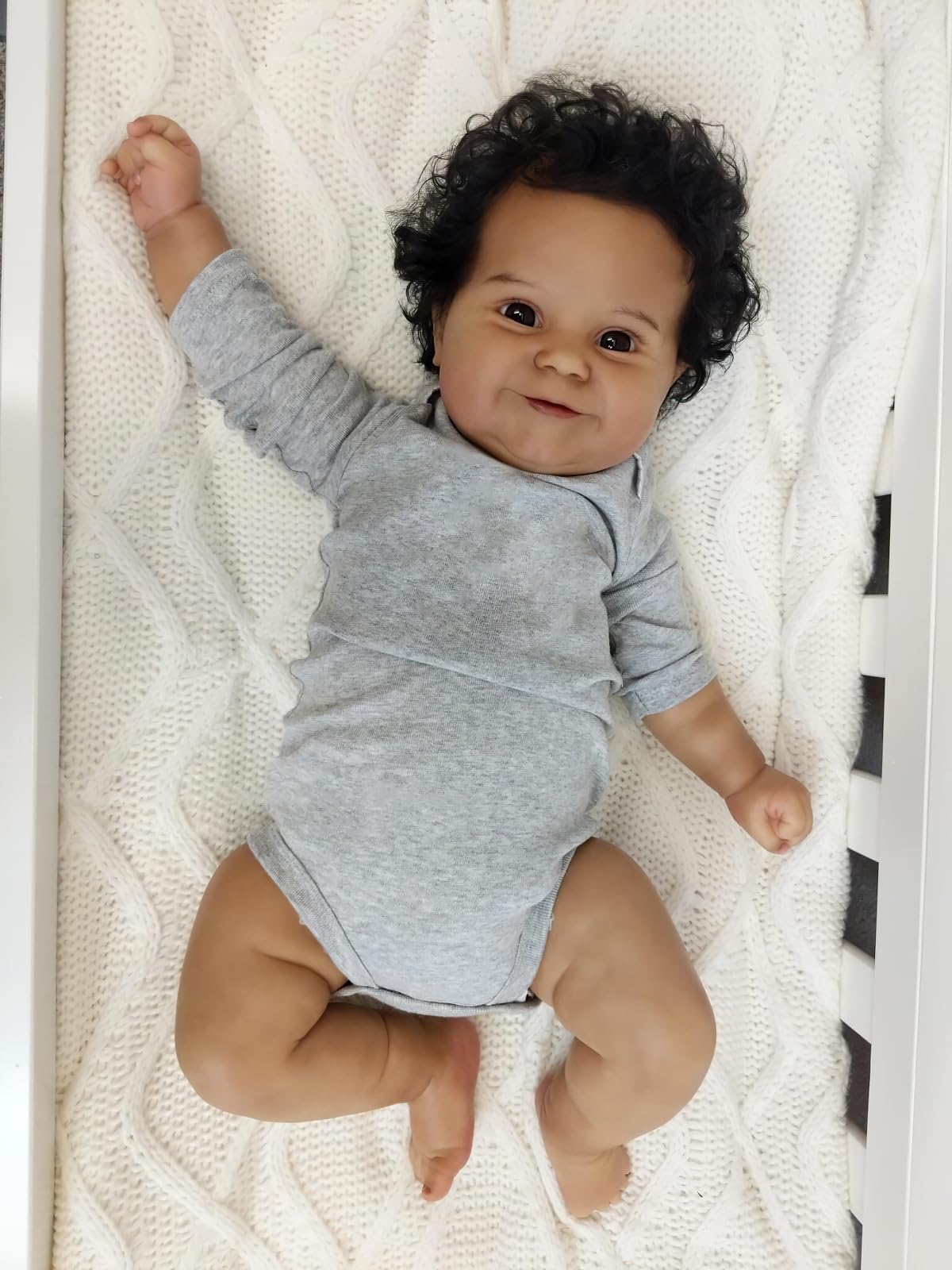Ardol soft cloth body enhances gentle cuddling and safe handling
