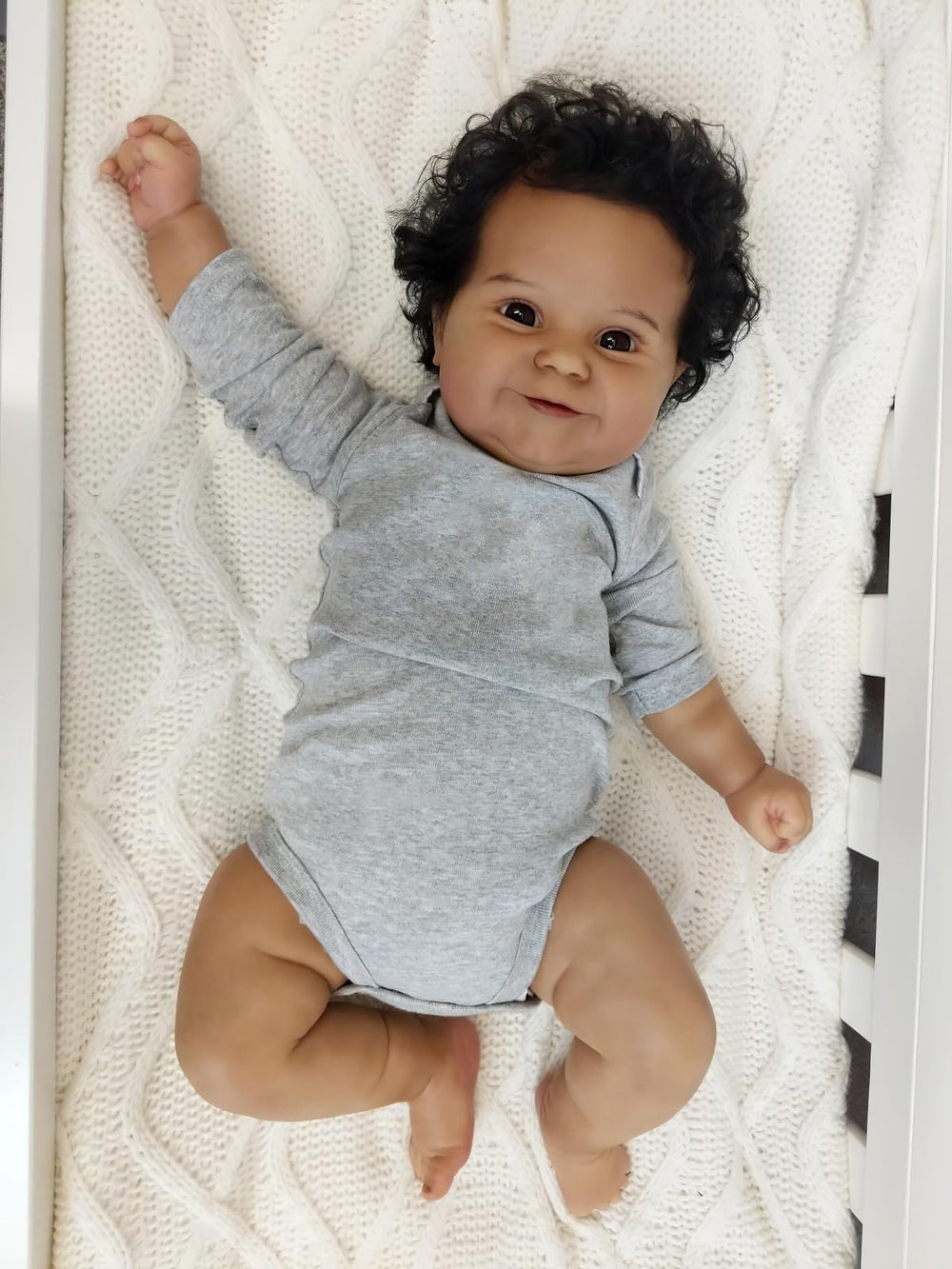 Ardol soft cloth body enhances gentle cuddling and safe handling
