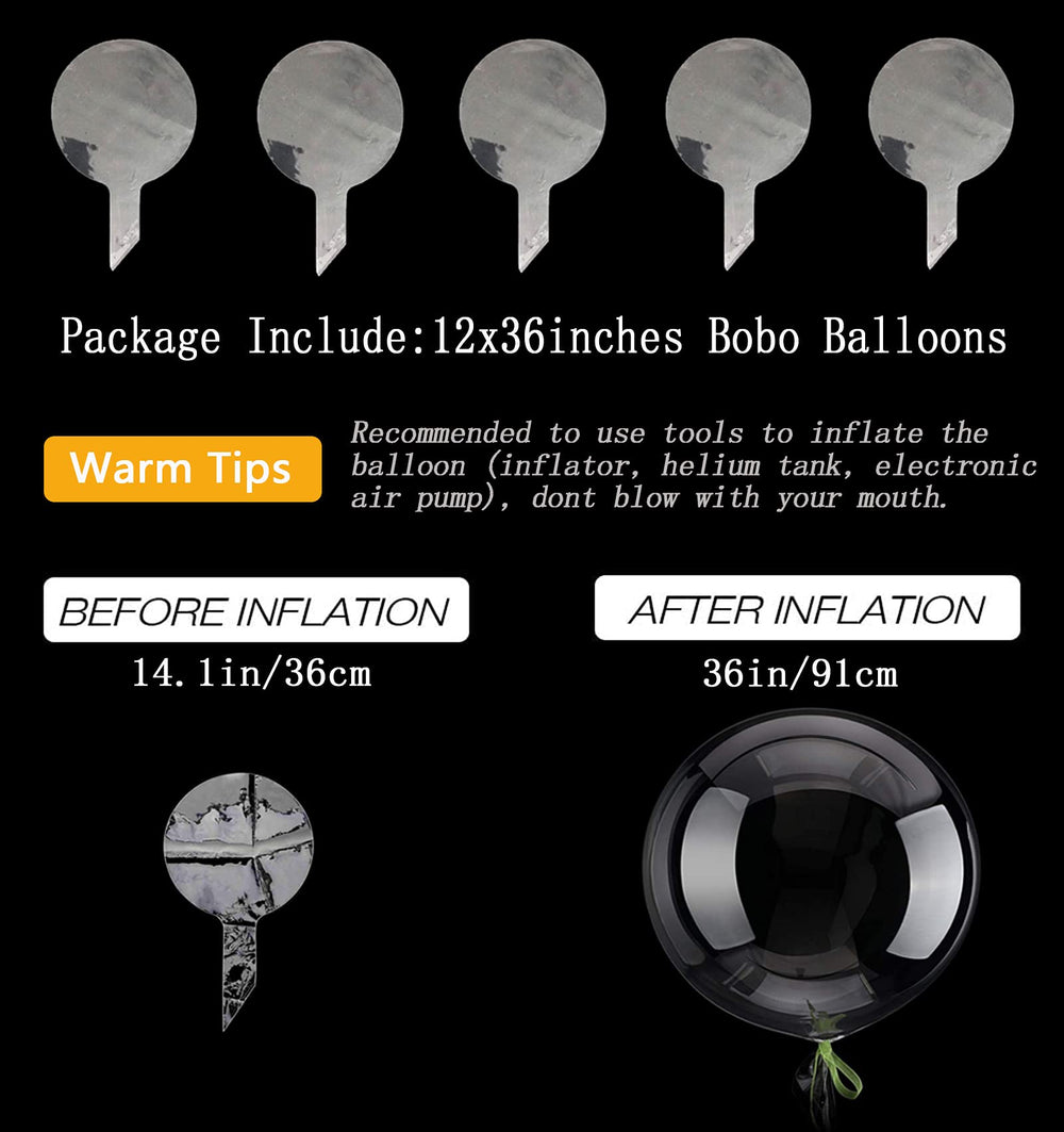 Aredpoook Christmas decor with clear Bobo balloons adding sparkle.