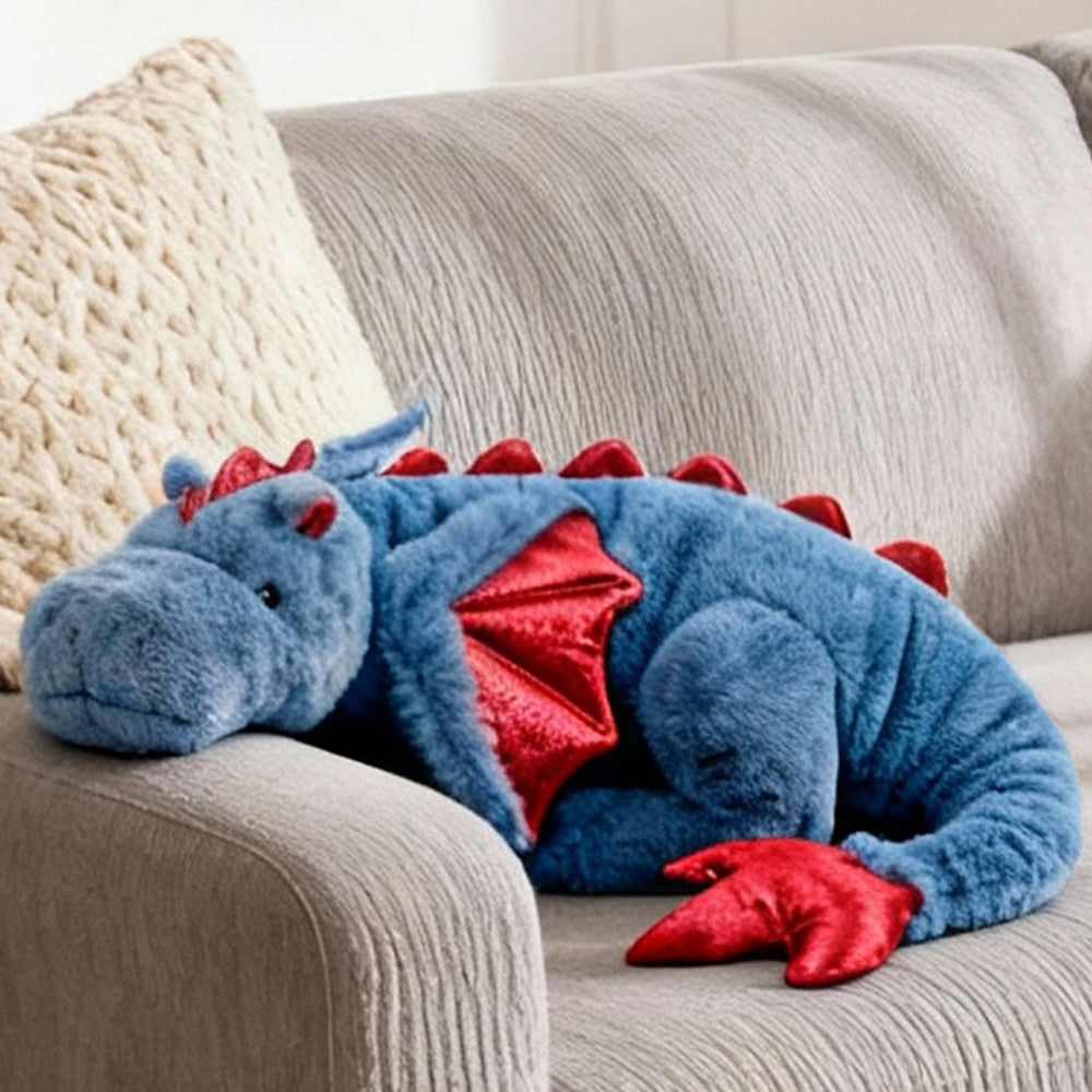 ARELUX giant soft dinosaur pillow for lounging and support.