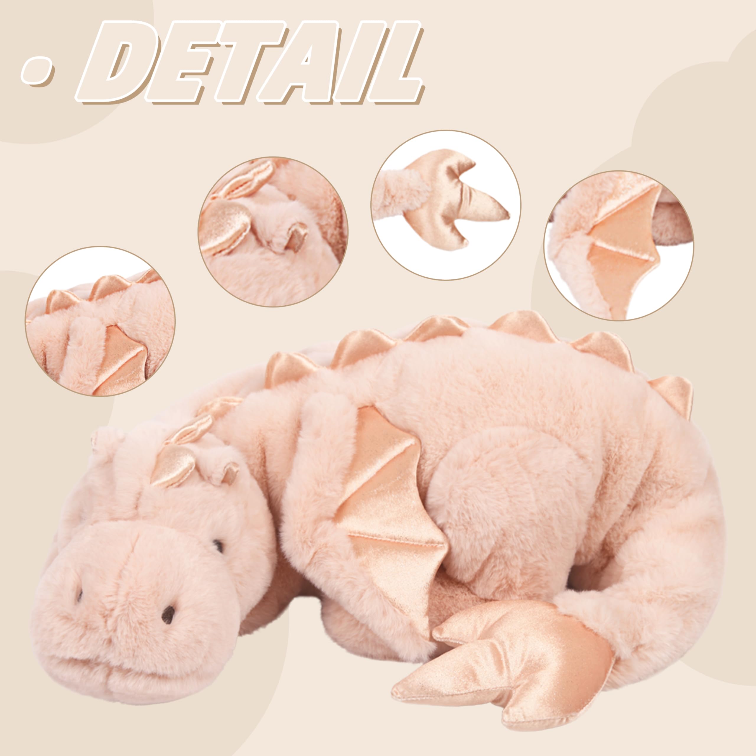 ARELUX gift-ready dragon plush perfect for birthdays and special moments.