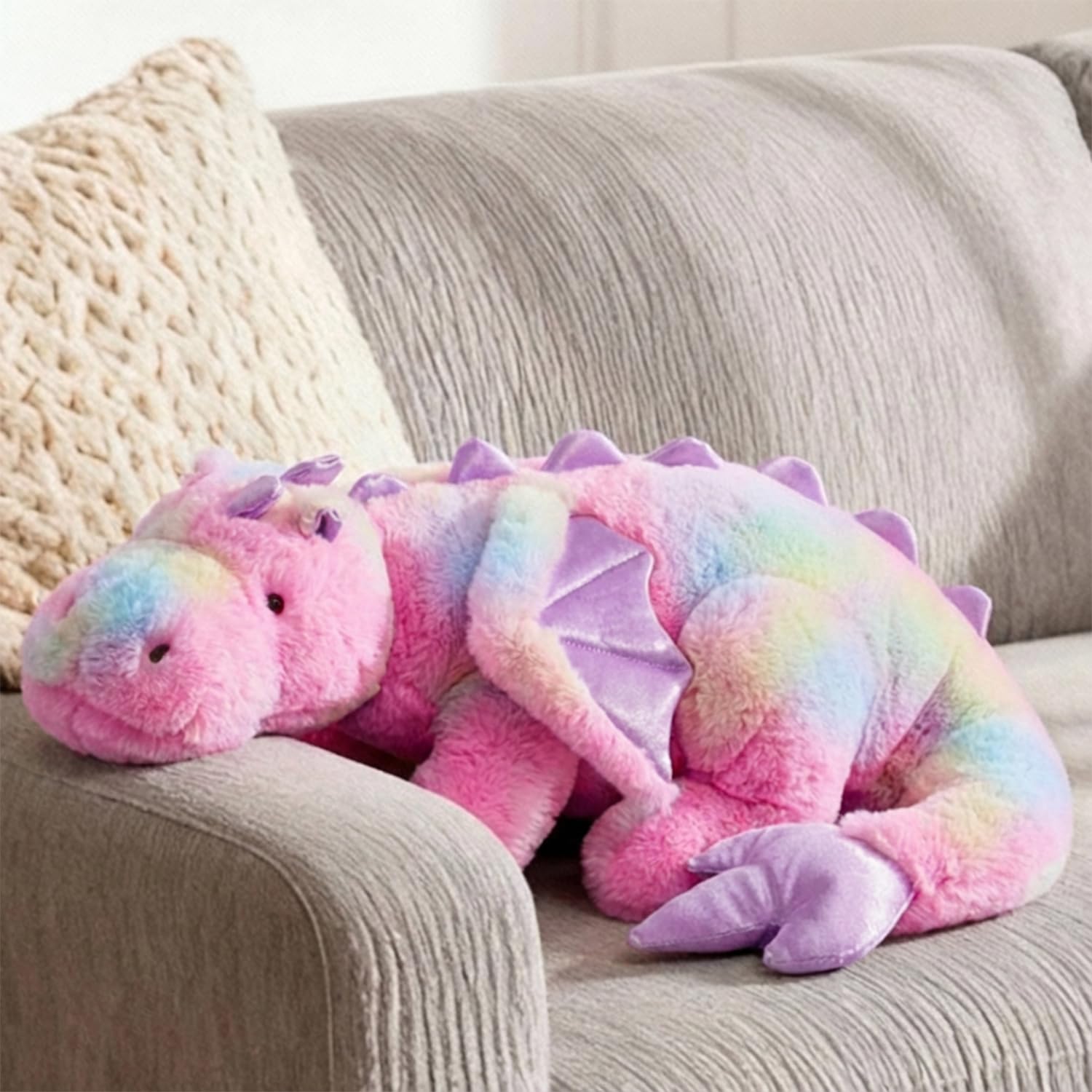 ARELUX machine-washable plush maintains color and softness