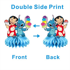 ARHAVI stitch centerpiece serves as a fun photo booth prop