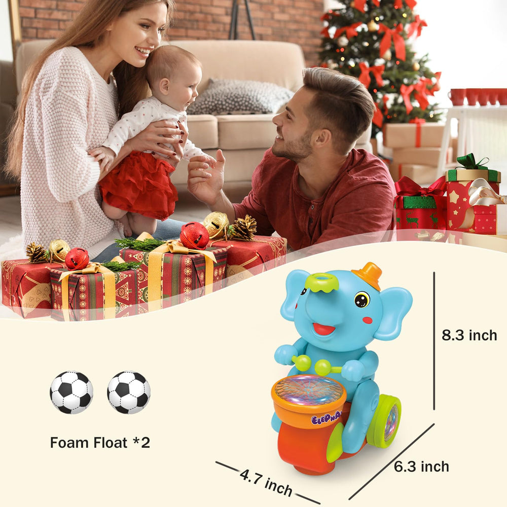 ARHEQI baby elephant toy with safe materials and smooth edges for infants.