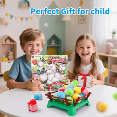 Compact box with manual enables quick setup and play.