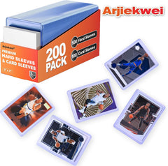 Arjiekwei sleeves help organize and display cards during daily use.
