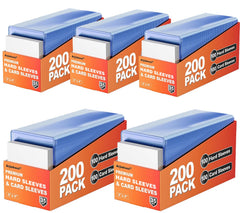 Arjiekwei hard card sleeve protectors for safe card storage and display.