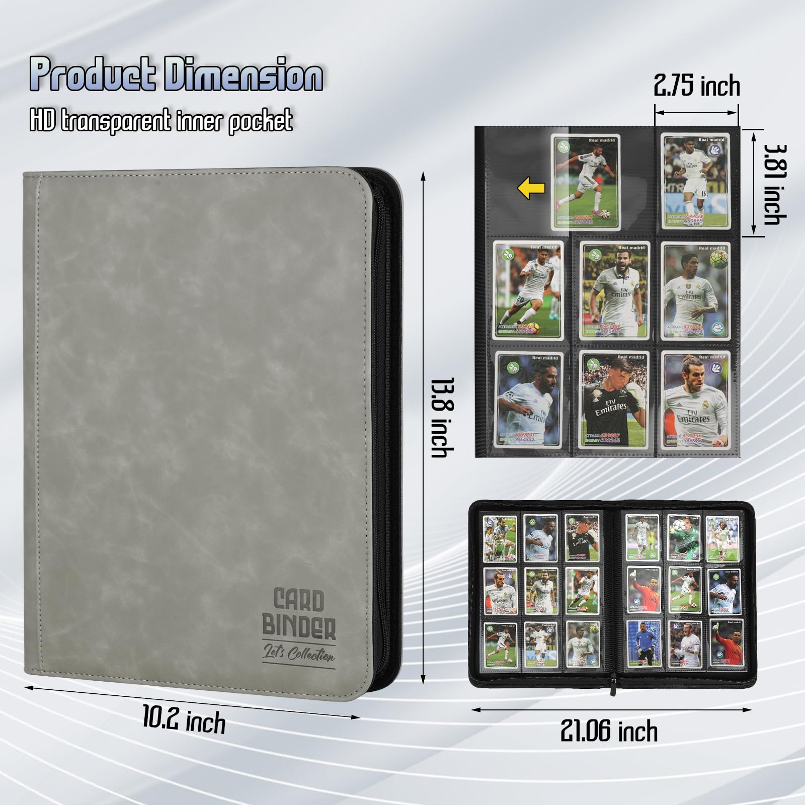 Arkeiliy PU leather exterior provides soft touch and rugged durability.