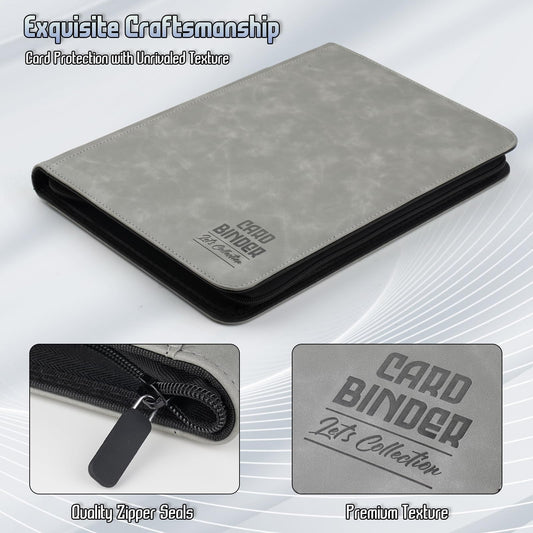 Arkeiliy interior with 9-pocket double-sided pages for up to 540 cards.