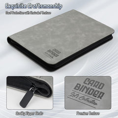 Arkeiliy interior with 9-pocket double-sided pages for up to 540 cards.