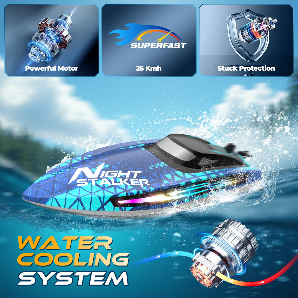 ARMEW RC boat 2.4GHz controller with long-range precision