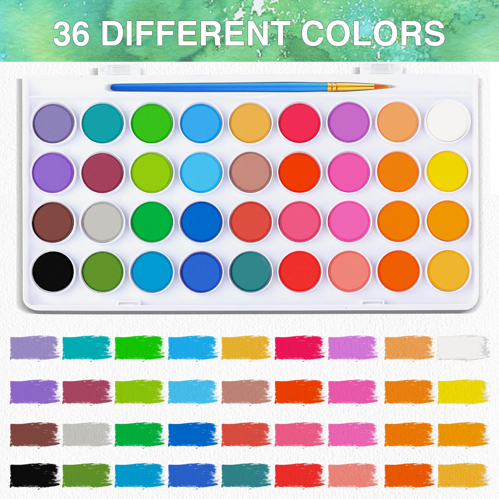 AROIC three water brush pens ideal for on-the-go washes.