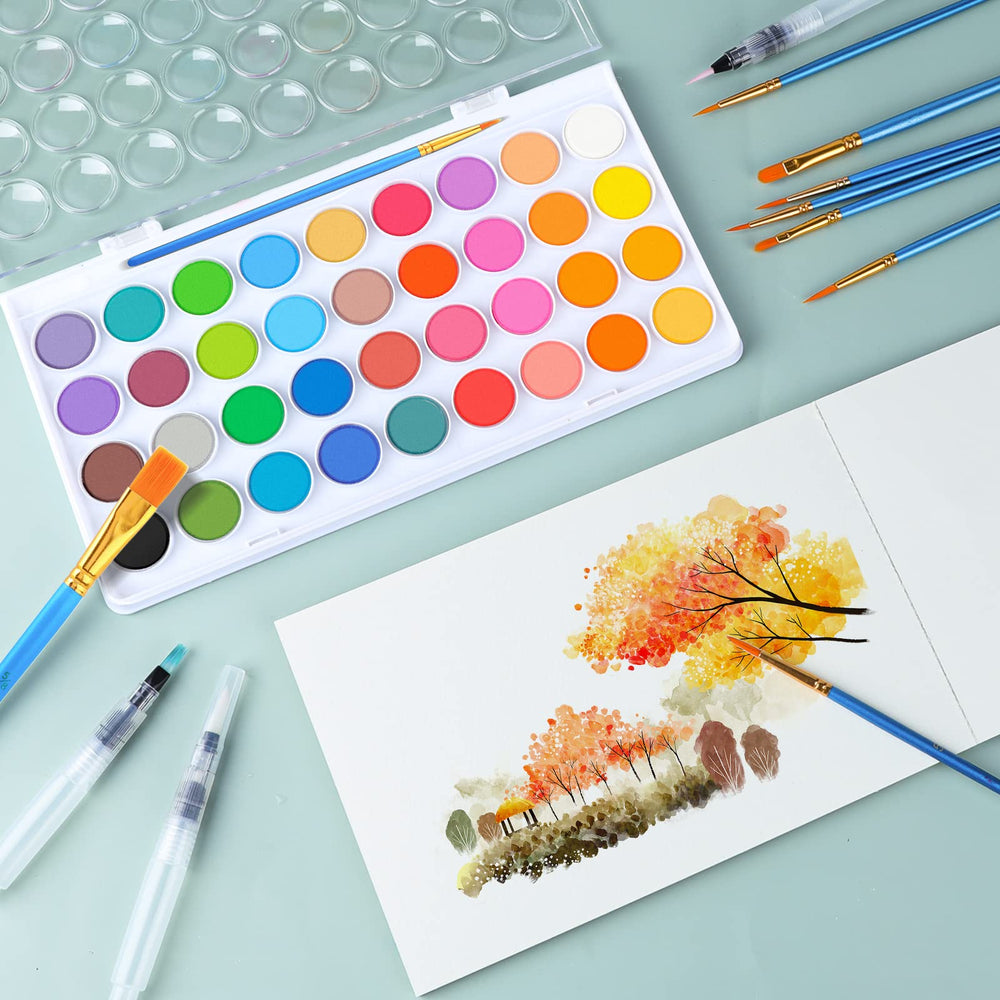 AROIC non-toxic watercolor materials safe for teens and adults.